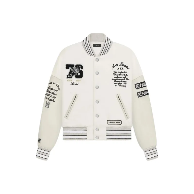 AMIRI Eagle Varsity Jacket Jackets & Coats Women's White-0