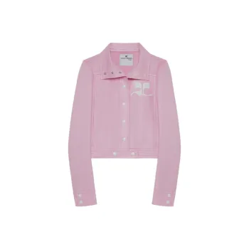COURREGES Vinyl Jacket 'Lait De Rose'