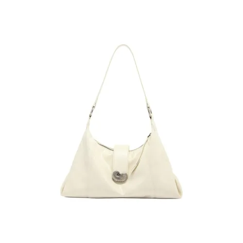 MICOCAH PU Shoulder Bag Women's Coconut Milk White/Chestnut Zongzi/Berry Black