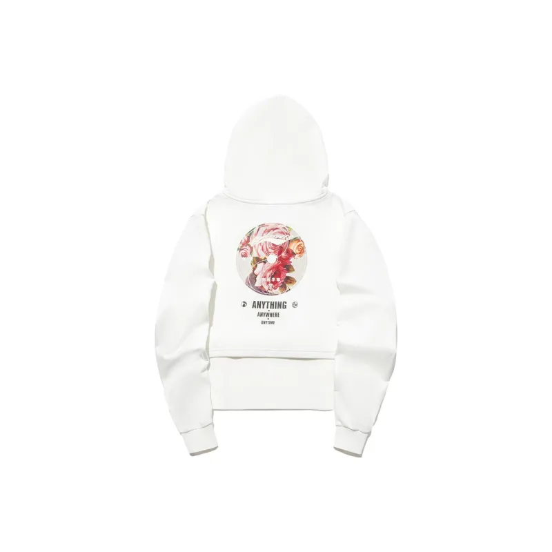 LiNing x PLEASURES Sweatshirt Women's Ivory-0