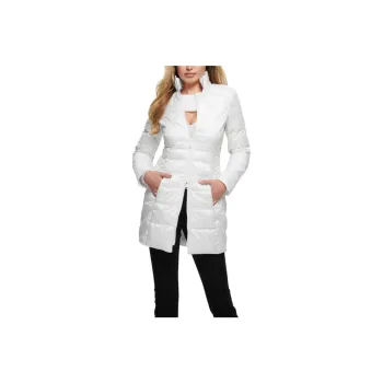 GUESS Reversible Jacket Jackets Coats Women's White