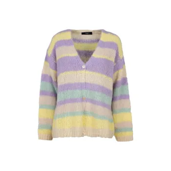 WEEKEND MaxMara V Neck Striped Cardigan