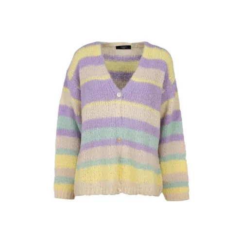 WEEKEND MaxMara V Neck Striped Cardigan