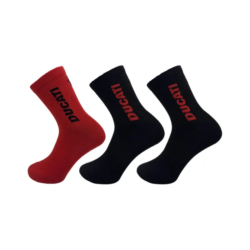 Topaz x DUKADI,LIANMINGKUAN Mid Calf Socks Unisex 3 Pack-0