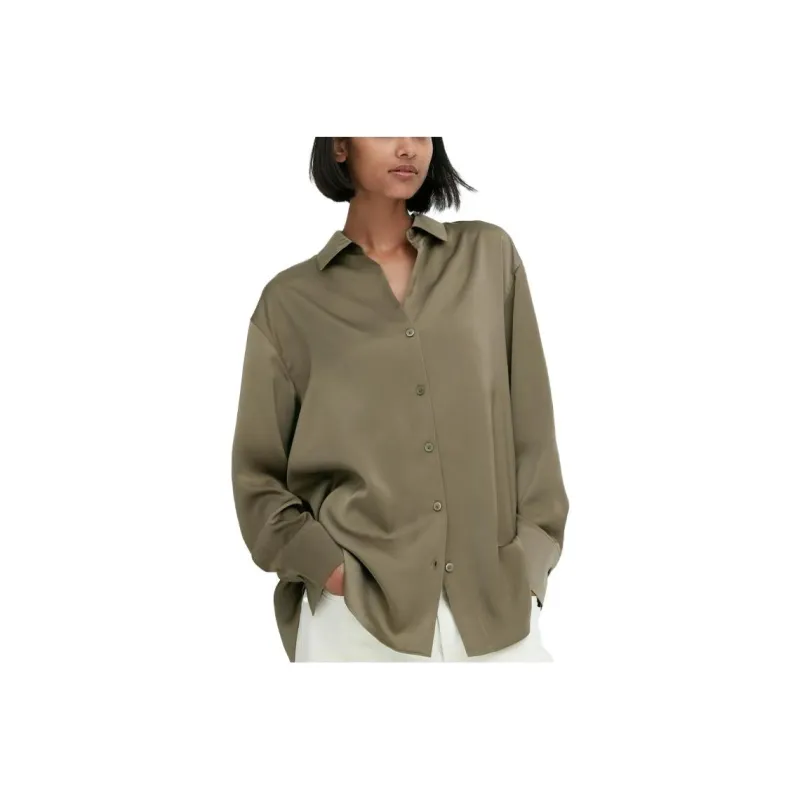 UNIQLO Shirts Women's Olive-0