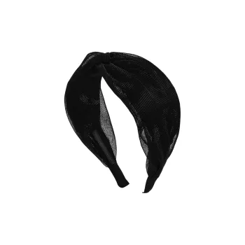 ROYALSASA Silk Chiffon Headbands Women's