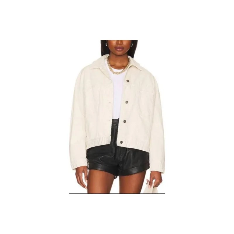 FREE PEOPLE Jackets Coats Women's Bright Beige-0