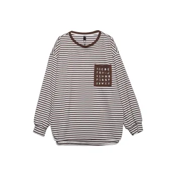 MUGUOGUOMU Drop Shoulder Sleeve T-Shirt Women's