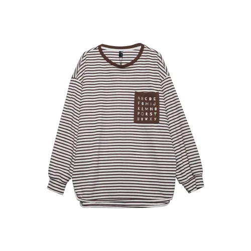 MUGUOGUOMU Drop Shoulder Sleeve T Shirt Women's