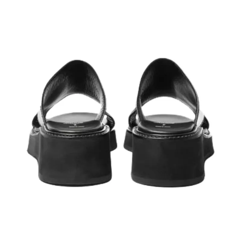 JULIUS Slide Slippers Men's Black-4