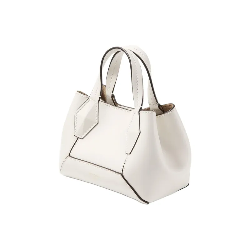 Jimmy Choo Diamond Cow Leather Tote Bag, Shopping Bag, Shoulder Bag, Handbag Extra Small Women's Latte & Gold-2