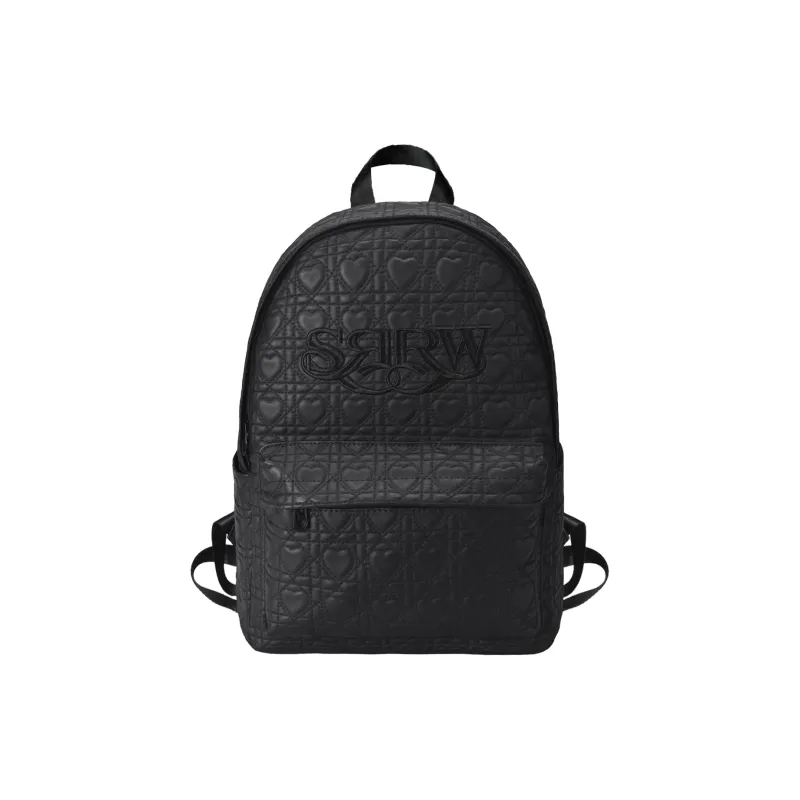 SRRW PVC Backpack Regular Unisex Black/Beige/Green/Purple/Blue/Pink-0
