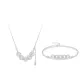 Necklace+Bracelet-Silver