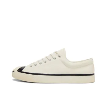 Converse Jack Purcell Anti Slip Wear Resistant Low Top Canvas Shoes Unisex White