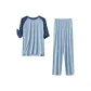 Peacock Blue Pants Clothing Sets
