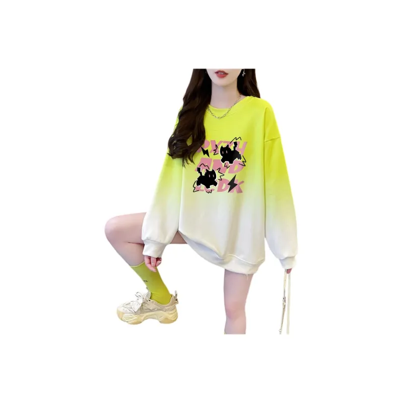 Flowers In Water Sweatshirt Women's-1