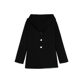 Ferragamo Hooded Wool Peacoat