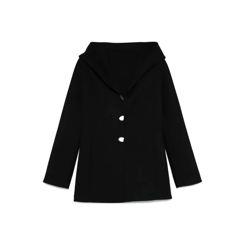 Ferragamo Hooded Wool Peacoat-0