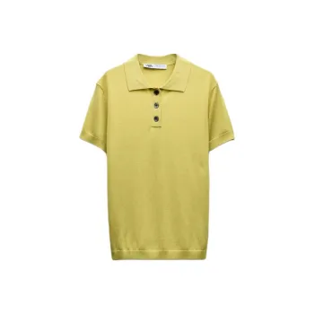 ZARA Polo Shirts Women's Lime