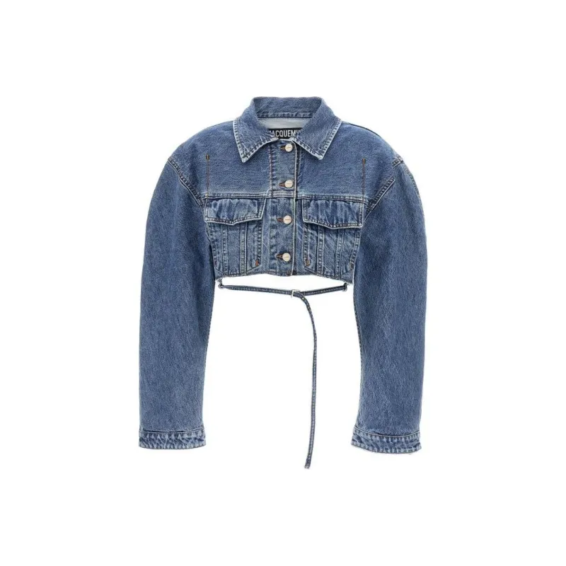 Jacquemus Jackets Coats Women's Blue-0