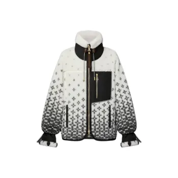 LOUIS VUITTON Ombré Monogram Fleece Jacket