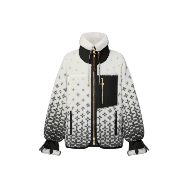 LOUIS VUITTON Ombré Monogram Fleece Jacket-0