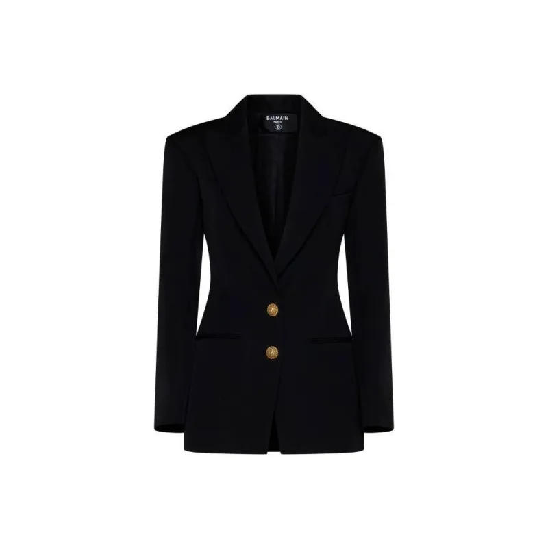 BALMAIN Single Breasted Tailored Blazer-0