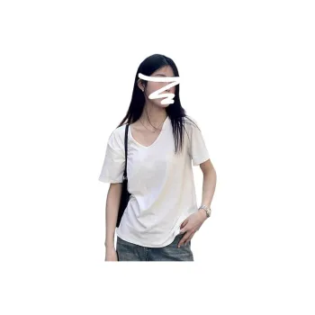 Puppytown Set in Sleeve T Shirt Women's White