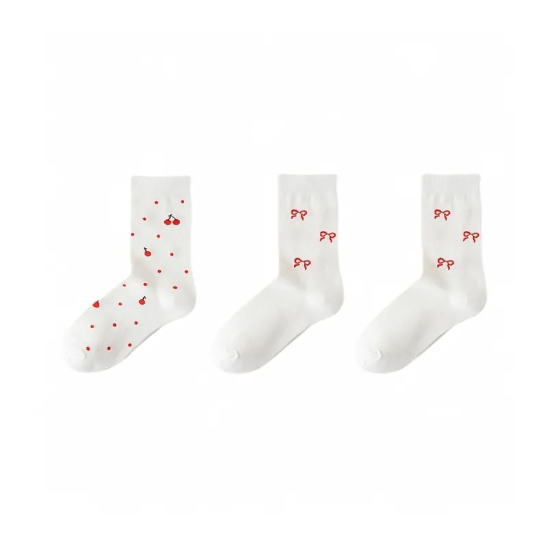 H YXIANG Mid Calf Socks Women's Combo Set-10