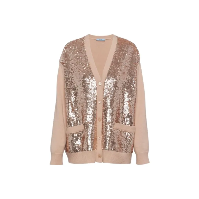 PRADA FW23 Knitwear Women's Beige-0