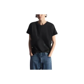 COS Batwing Sleeve T Shirt Women's Navy Blue