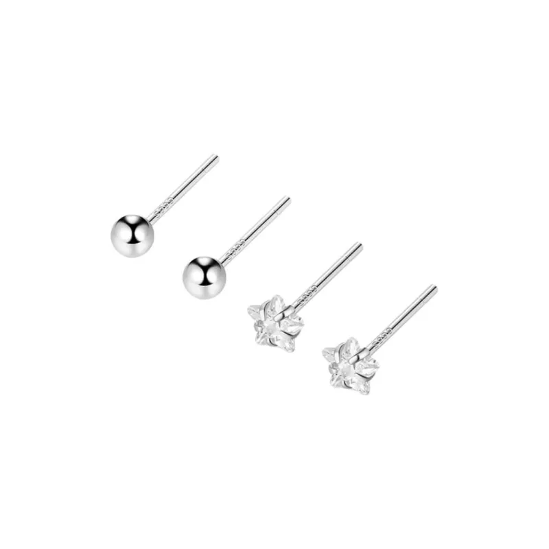 Daisy Dream 999 Fine Silver Stud Earrings Women's-5