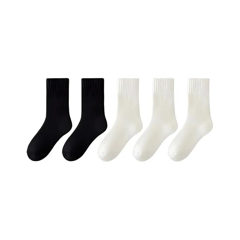 H YXIANG Mid Calf Socks Women's Combo Set-22
