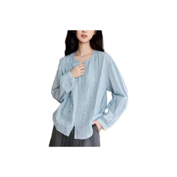 MISHOW Shirt Women's Sea Salt Blue