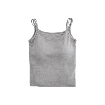 WHITEALLUSION Tank Top Women's Heather Gray