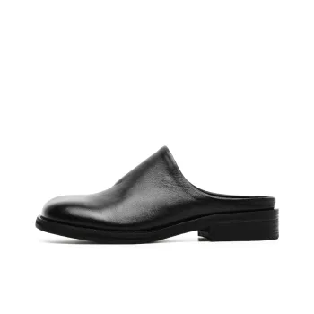 Angelmi Abrasion Resistant Slip Resistant Closed Toe Slippers Unisex Black