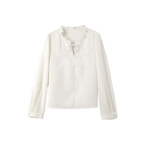 Miss Chipmunk Shirt Women's Fragrant Magnolia