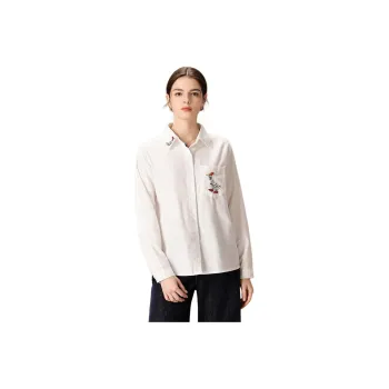 FENHONGMALI Shirt Women's White