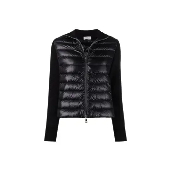 Moncler Quilted Padded Cardigan