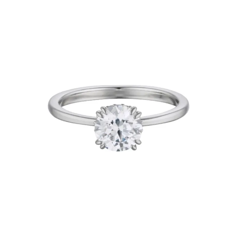Swarovski Rhodium Plated, Cubic Zirconia Rings Unisex Silver-0