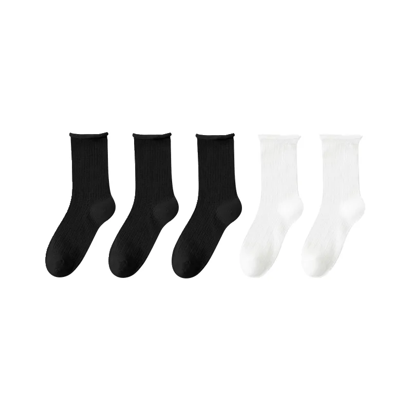 Cotton Gene Mid Calf Socks Women's 5 Pack-16