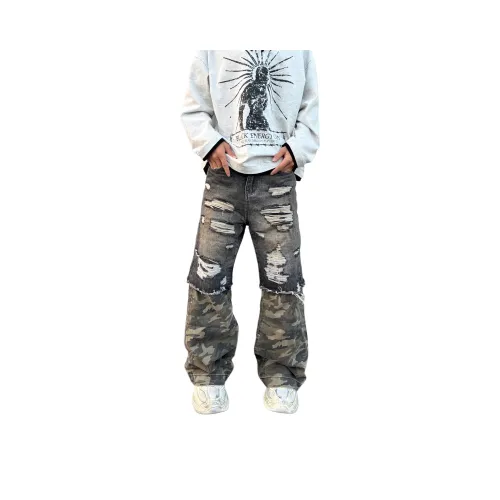 DAFK Jeans Men's Black Camouflage 