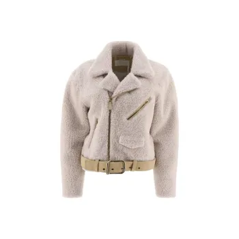 Chloe FW22 Jackets Coats Women's Beige Brown