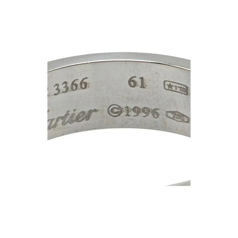 Cartier 2010s 18K White Gold Love Ring-3