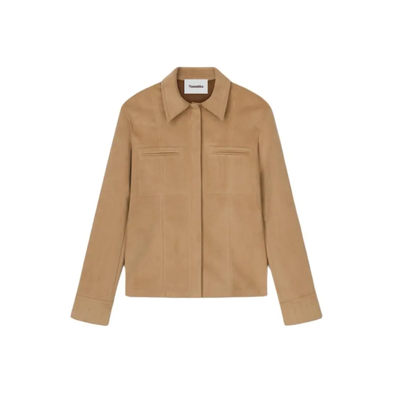 NANUSHKA Shirt Women's Sand/Brown-0