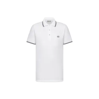 DIOR FW25 Polo Shirt Men's White