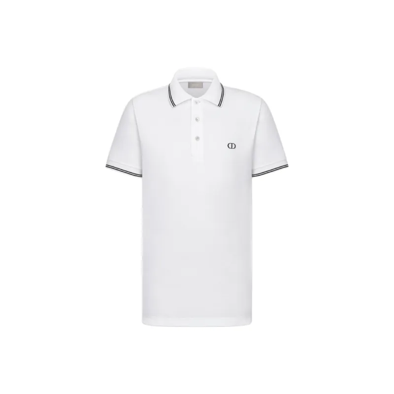 DIOR FW25 Polo Shirt Men's White-0