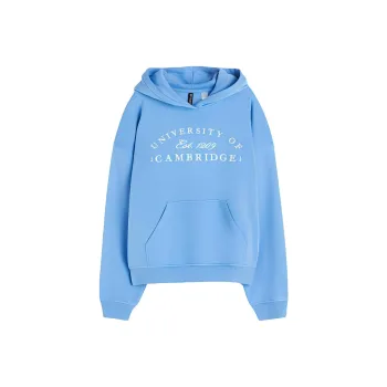 H&M Sweatshirt Women's Blue/University Of Cambridge