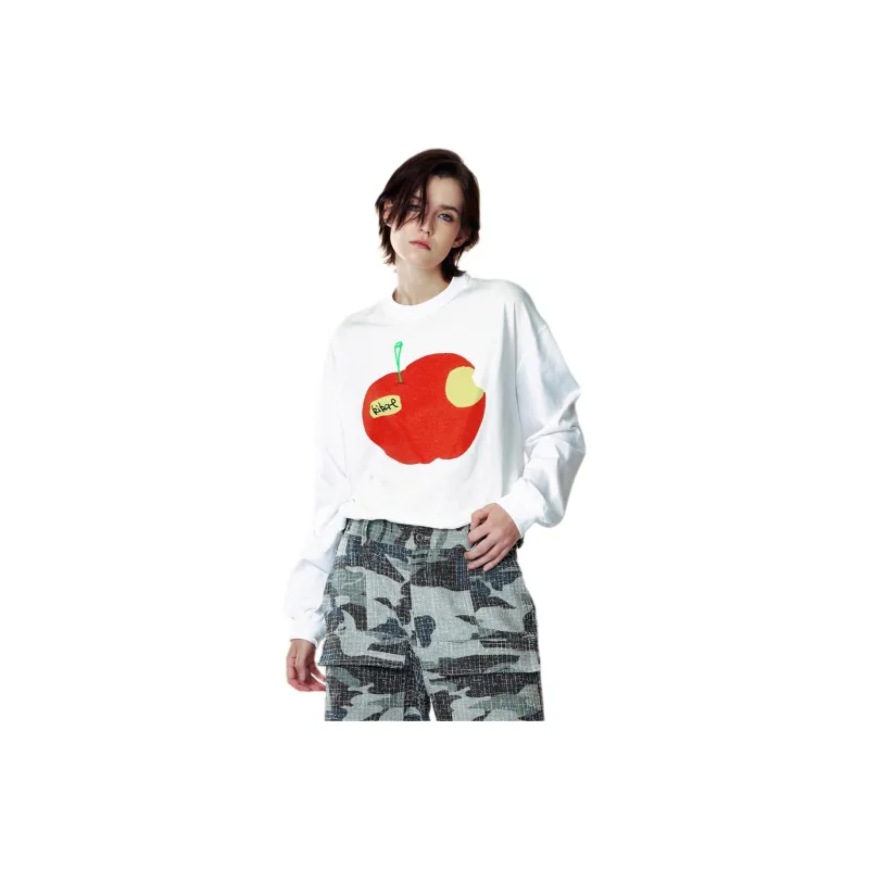 KIKAT T Shirts Women's White-0