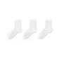 [3 Pack]White+White+White